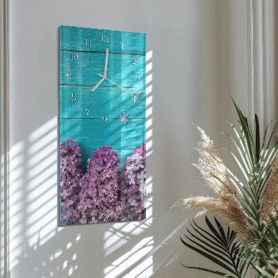 Horloge rectangulaire verticale Arbre