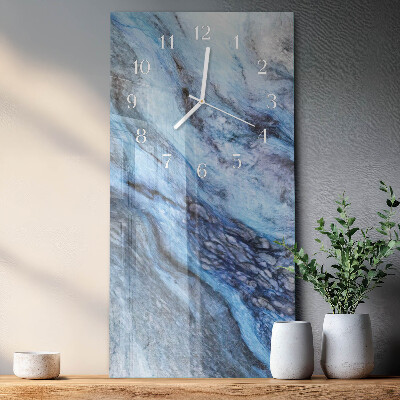 Horloge rectangulaire verticale Pierre