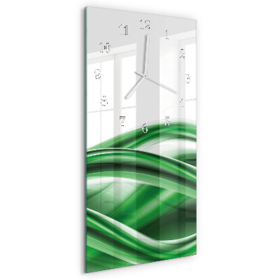 Horloge rectangulaire verticale Abstraction