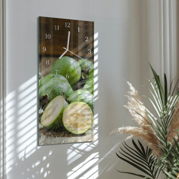 Horloge rectangulaire verticale Grenades