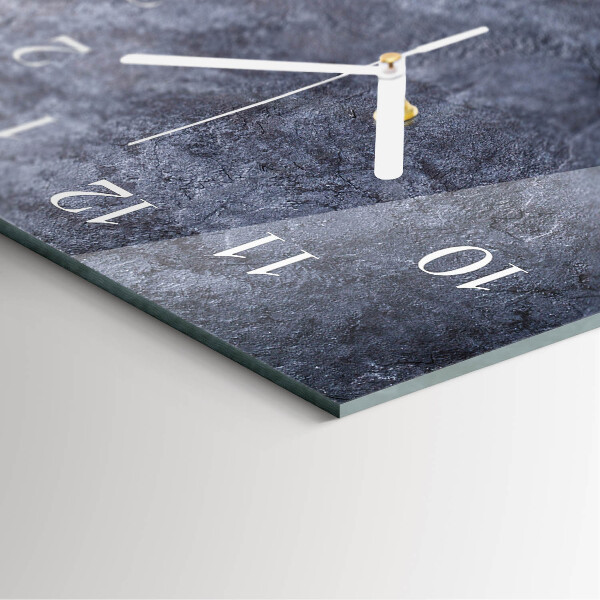Horloge rectangulaire verticale Table en marbre