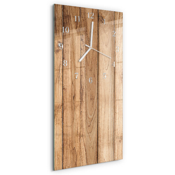 Horloge rectangulaire verticale Bois