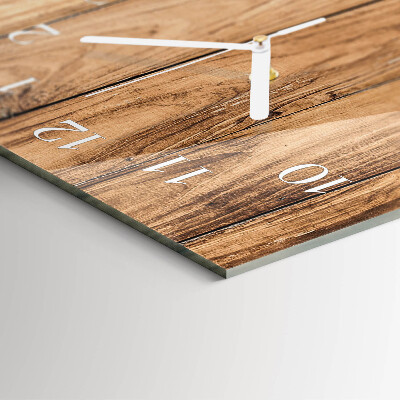 Horloge rectangulaire verticale Bois