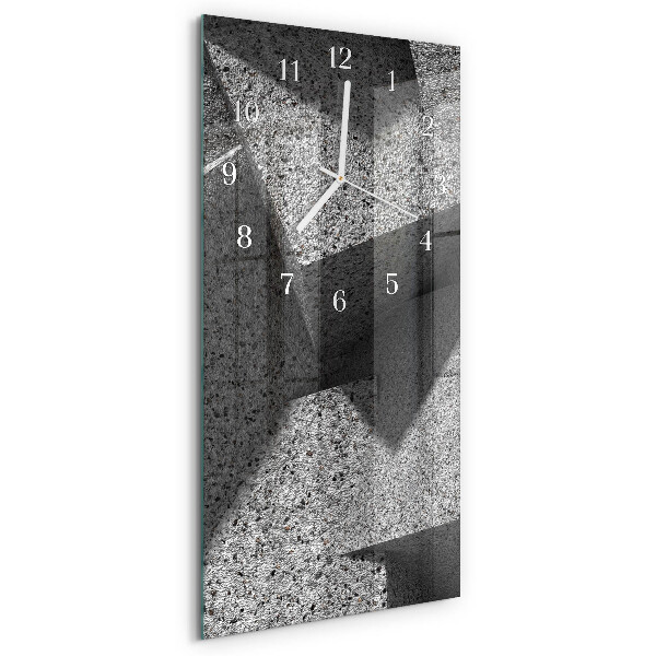 Horloge rectangulaire verticale Table en marbre