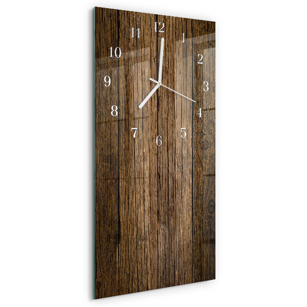 Horloge rectangulaire verticale Bois