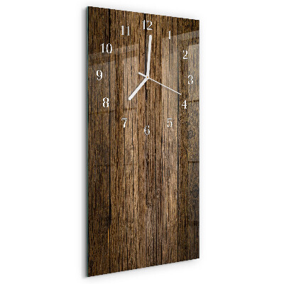 Horloge rectangulaire verticale Bois