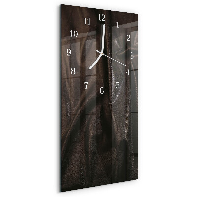 Horloge rectangulaire verticale Velours