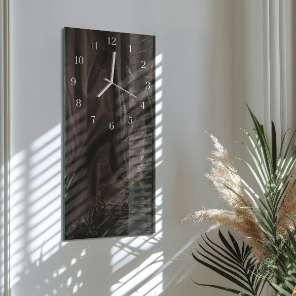 Horloge rectangulaire verticale Velours