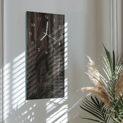 Horloge rectangulaire verticale Velours