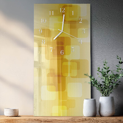 Horloge rectangulaire verticale Rectangles d'or