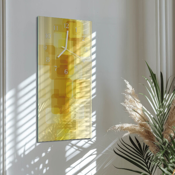 Horloge rectangulaire verticale Rectangles d'or