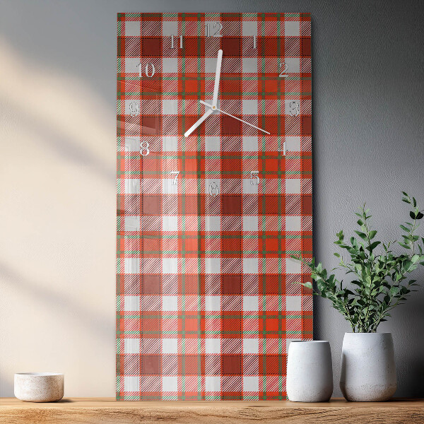 Horloge rectangulaire verticale Filet