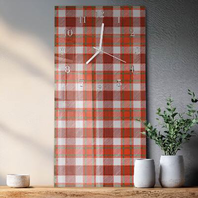 Horloge rectangulaire verticale Filet
