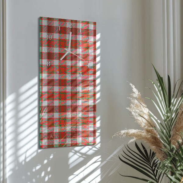 Horloge rectangulaire verticale Filet