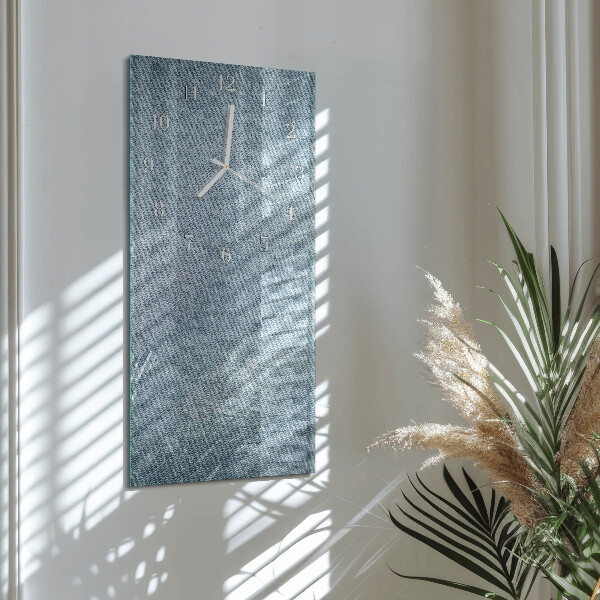 Horloge rectangulaire verticale Plastique