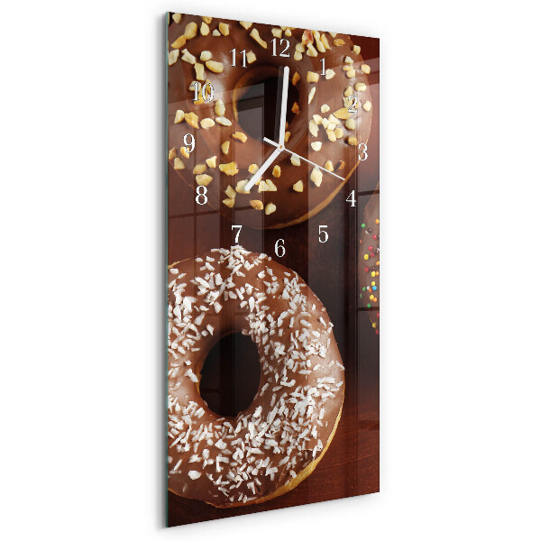 Horloge rectangulaire verticale Beignets