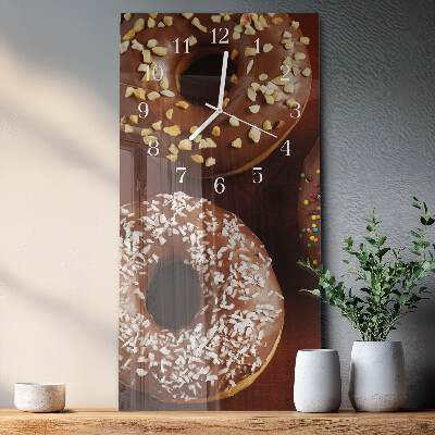 Horloge rectangulaire verticale Beignets