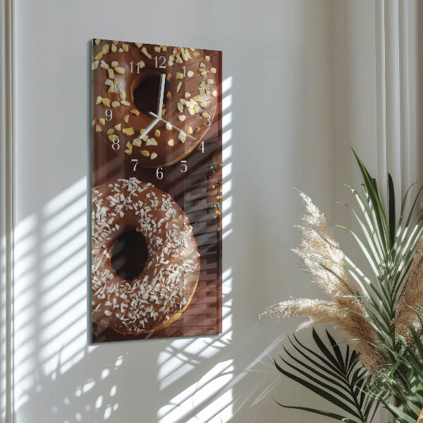 Horloge rectangulaire verticale Beignets