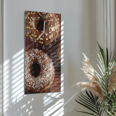 Horloge rectangulaire verticale Beignets