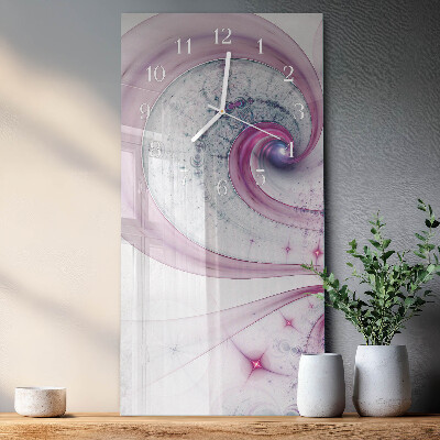 Horloge rectangulaire verticale Vortex