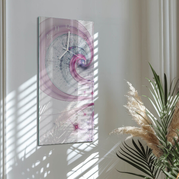 Horloge rectangulaire verticale Vortex