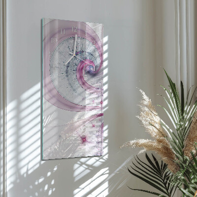 Horloge rectangulaire verticale Vortex