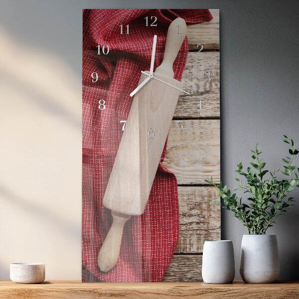 Horloge rectangulaire verticale Rouleau
