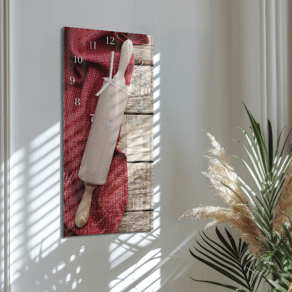 Horloge rectangulaire verticale Rouleau