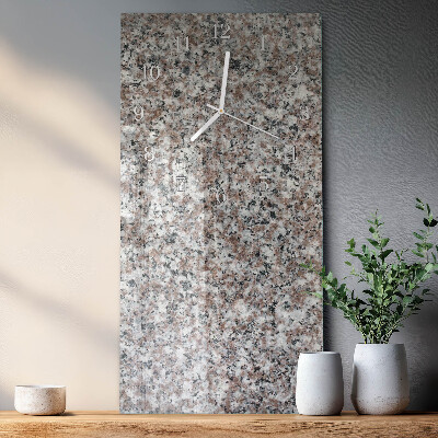Horloge rectangulaire verticale Graphite