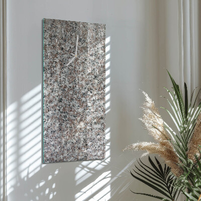 Horloge rectangulaire verticale Graphite