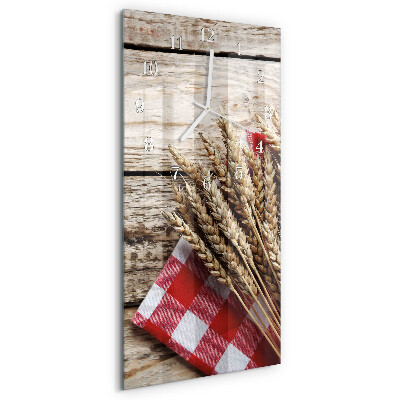 Horloge rectangulaire verticale Grain