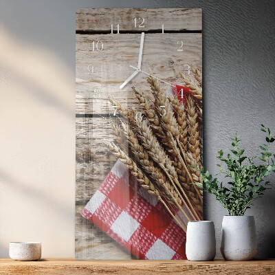 Horloge rectangulaire verticale Grain