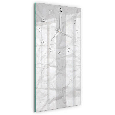 Horloge rectangulaire verticale Papier
