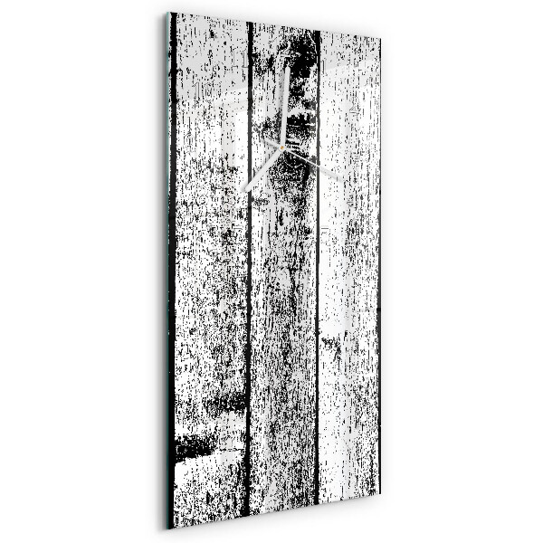 Horloge rectangulaire verticale Bois
