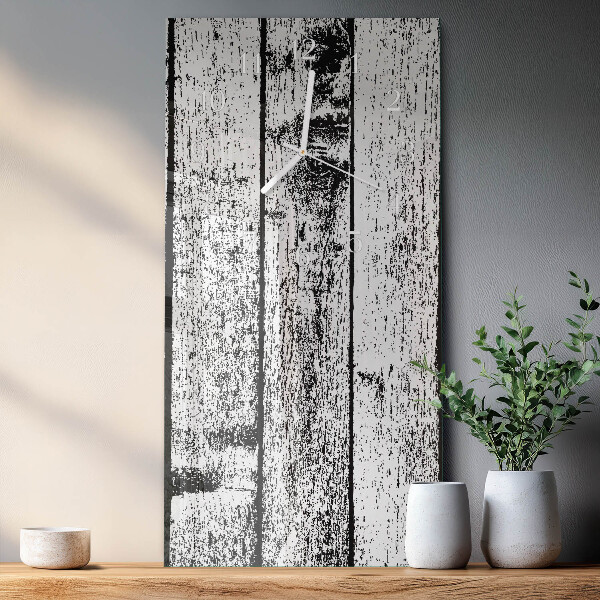 Horloge rectangulaire verticale Bois