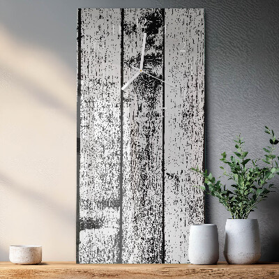Horloge rectangulaire verticale Bois