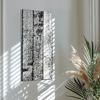 Horloge rectangulaire verticale Bois