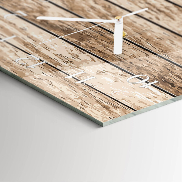 Horloge rectangulaire verticale Bois