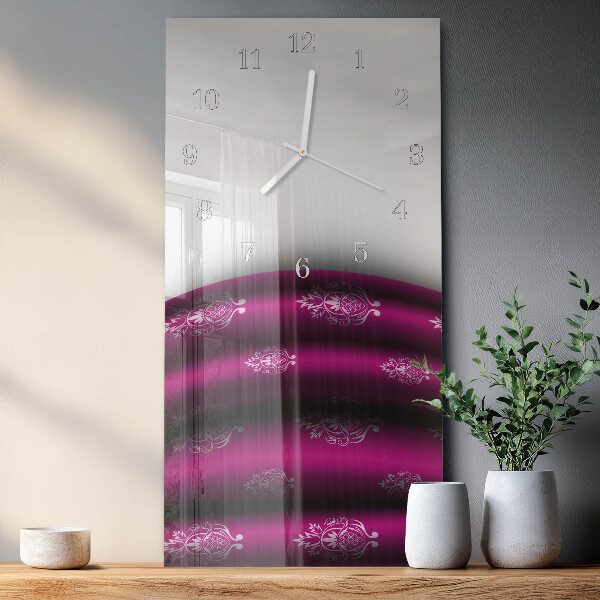 Horloge rectangulaire verticale Manque