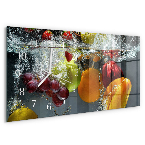Horloge rectangulaire horizontale Fruit