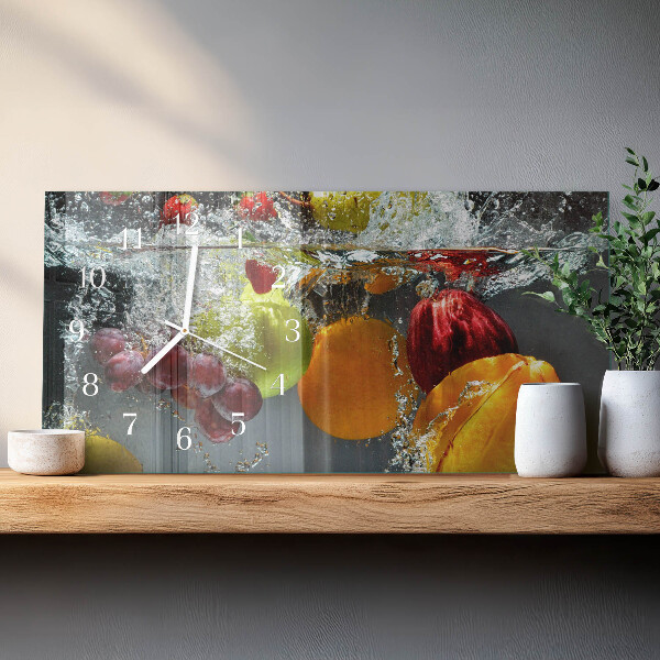 Horloge rectangulaire horizontale Fruit