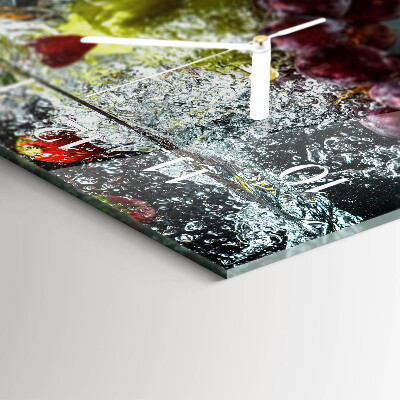 Horloge rectangulaire horizontale Fruit