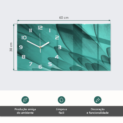 Horloge rectangulaire horizontale Café En Grains
