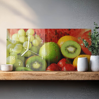 Horloge rectangulaire horizontale Fruit