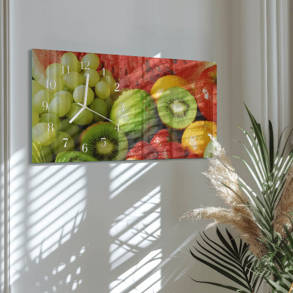 Horloge rectangulaire horizontale Fruit