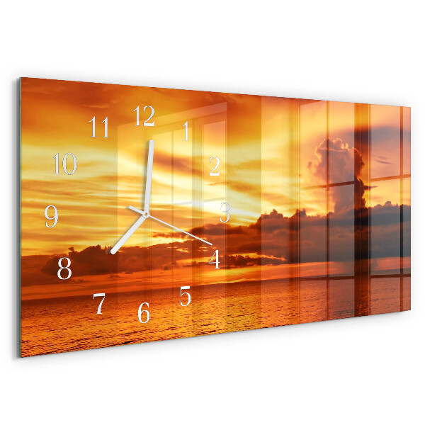 Horloge rectangulaire horizontale Ouest