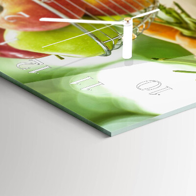 Horloge rectangulaire horizontale Fruits Et Jus
