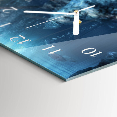 Horloge rectangulaire horizontale Trésor Sous-Marin