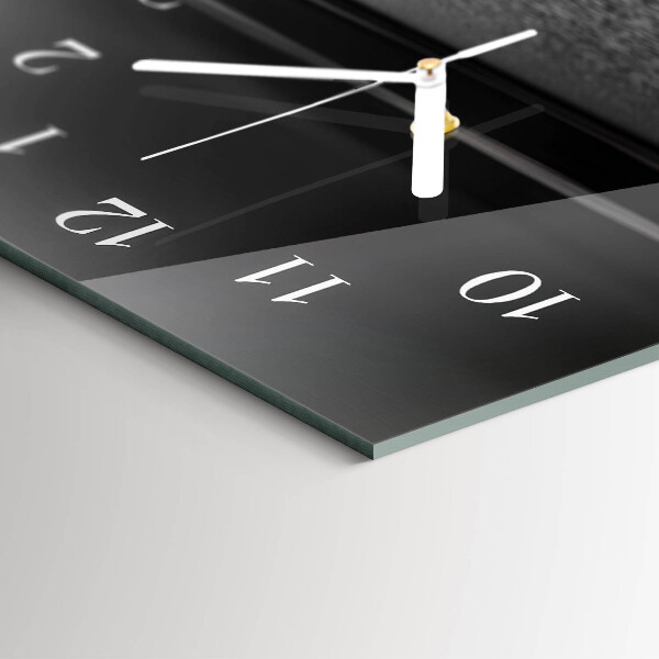 Horloge rectangulaire horizontale Piano