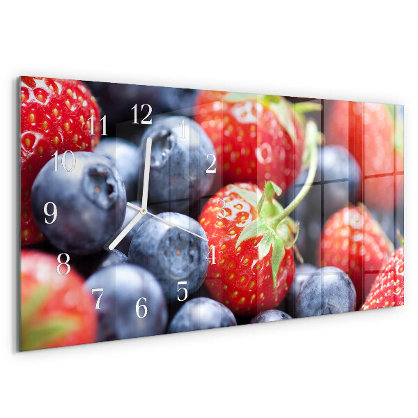 Horloge rectangulaire horizontale Fruits Des Bois